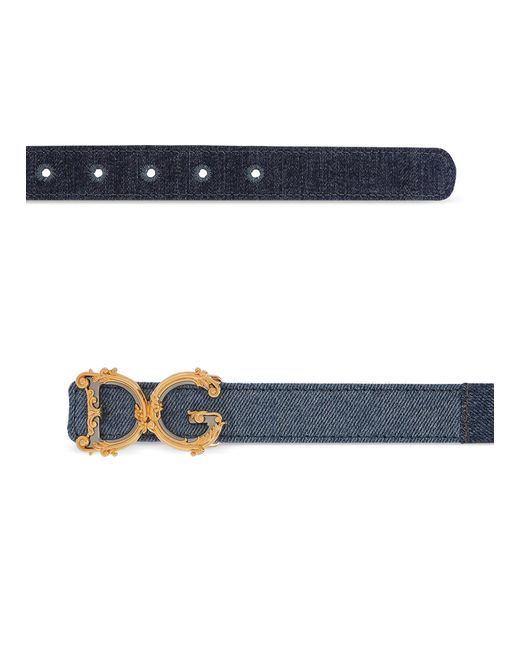 Dolce & Gabbana Blue Dg Girls Belt