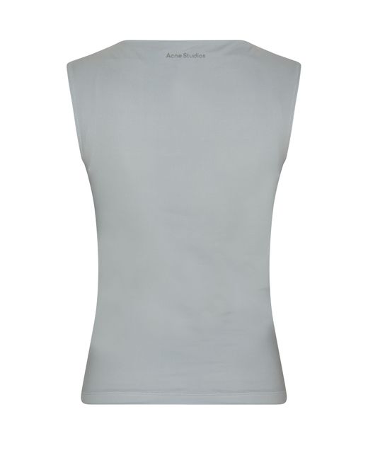Acne Gray Sleeveless T-Shirt