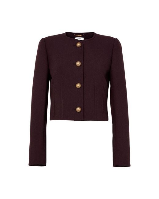 Chloé Purple Single-Breasted Jacket