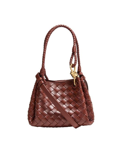 ショルダーバッグ・ポシェット BOTTEGA VENETA Brown Parachute Bottega Veneta Small Parachute Bag in Brown | Lyst
