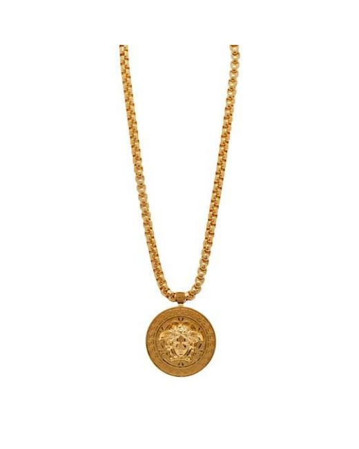 Versace Halskette mit Medusa in Metallic für Herren