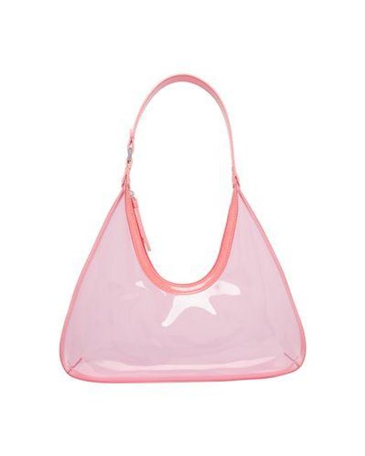 By Far Pink Amber Lipstick Handbag