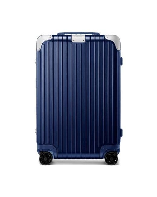 Rimowa Blue Hybrid Check-in M luggage for men