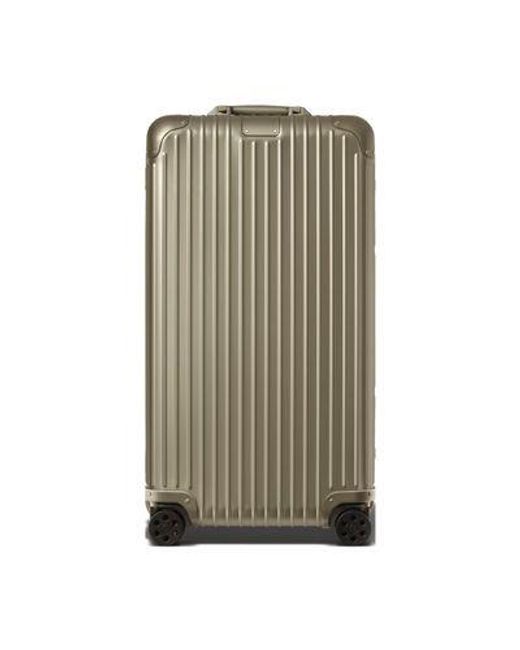 Rimowa Green Original Trunk Plus Luggage for men