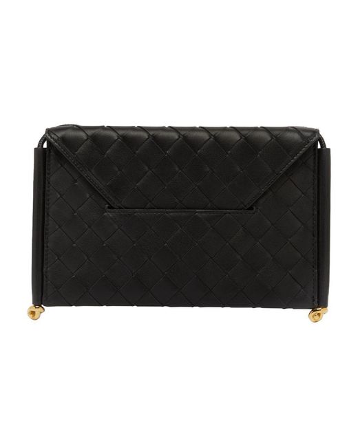 【BOTTEGA VENETA】ソルスティス フォンポーチ ブラック Bottega Veneta Solstice Horizontal Phone Pouch in Black | Lyst
