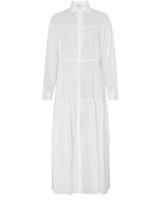 Matteau White Embroidered Dress Loose Fit