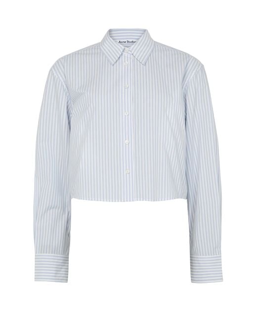 Acne Blue Langarm-Bluse