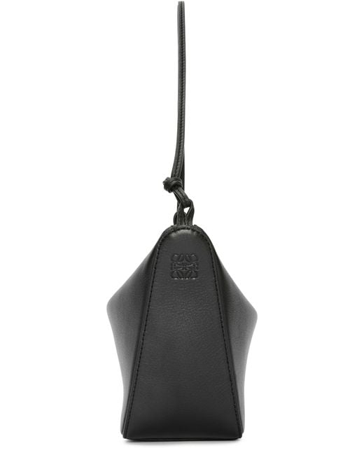 Loewe Black Hammock Mini Hobo Bag