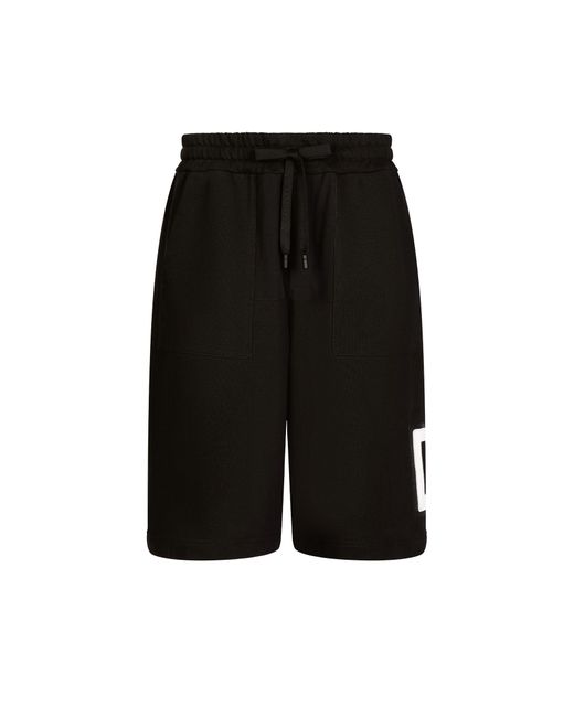 Dolce & Gabbana Black Jogging Shorts for men
