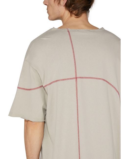 A_COLD_WALL* Kurzärmeliges T-Shirt Intersect in Natural für Herren