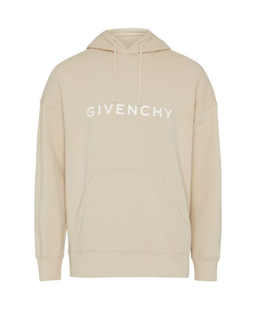 Givenchy Natural Archetype Slim-Fit Hoodie for men