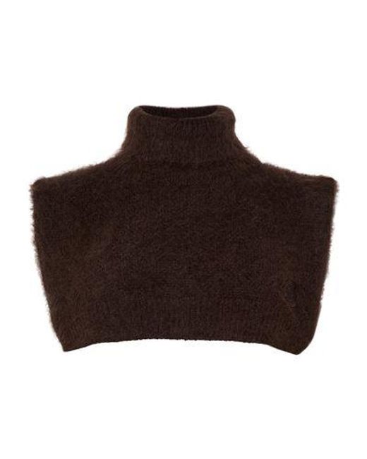 Moncler Brown Turtleneck Cape