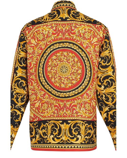 Versace Barocco Printed Silk Shirt for Men - Save 53% - Lyst