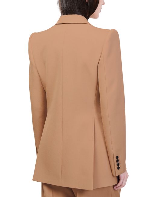 Chloé Brown Double-Breasted Blazer