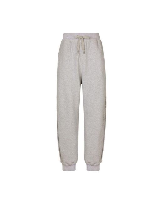 Dolce & Gabbana Gray Technical Jersey Jogging Pants for men