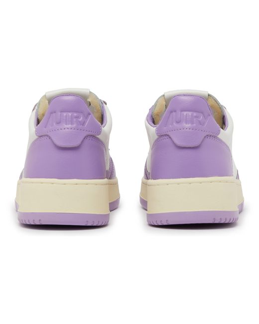 Autry Purple Medalist Bicolor Sneakers