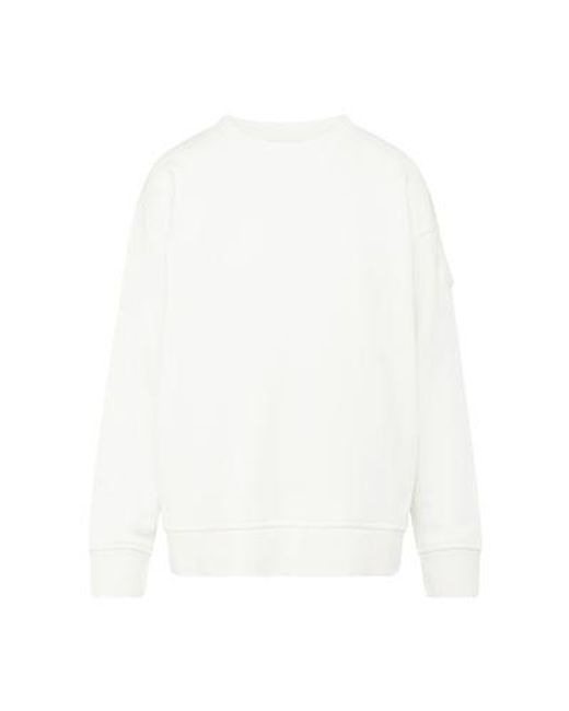 Moncler White Sweatshirt