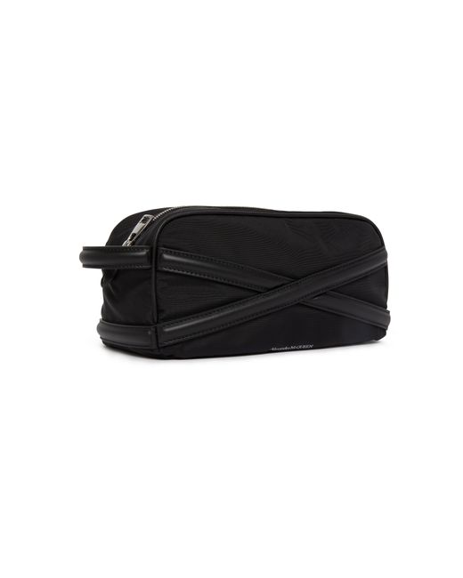 Alexander McQueen Black Wash Bag for men