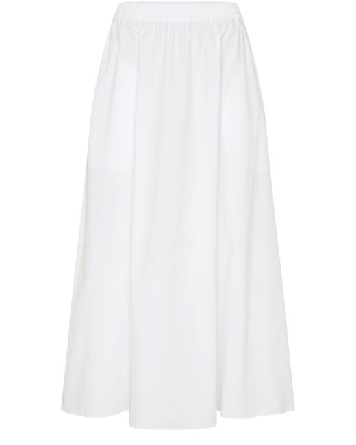 Matteau White Relaxed Everyday Skirt