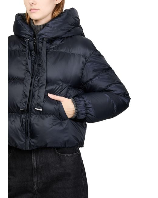 Max Mara Blue Seie Puffer Jacket