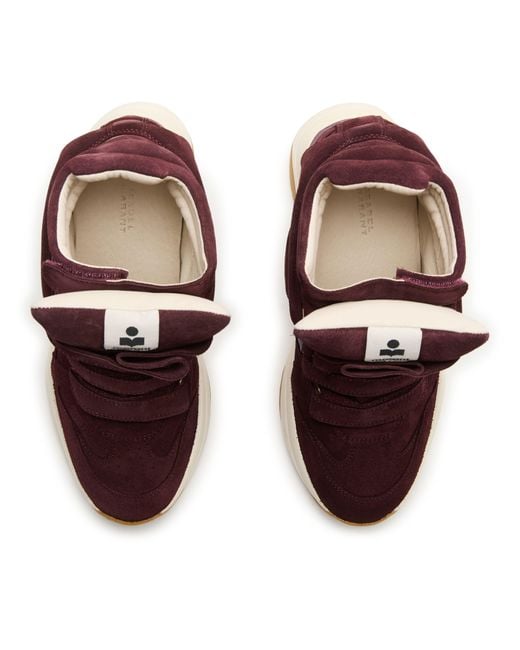 Isabel Marant Red Balskee Sneakers