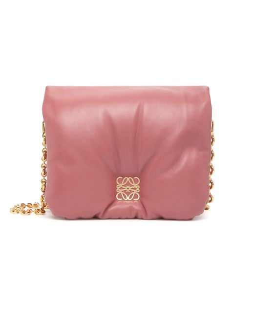 Loewe Pink Goya Small Puffer Bag
