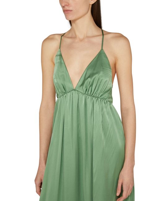Zimmermann Green Slip Long Dress