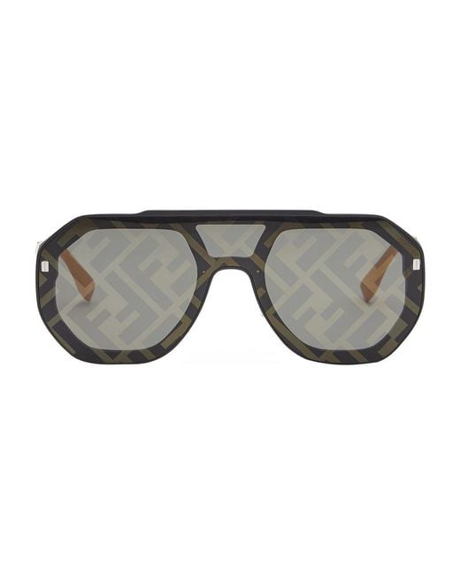 Fendi Gray Ff Evolution Sunglasses for men