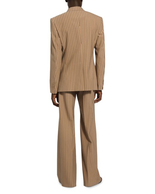 Veste à fines rayures et simple boutonnage Dolce & Gabbana pour homme en coloris Natural