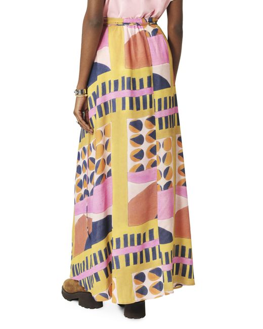 Ba&sh Multicolor Meryl Long Skirt