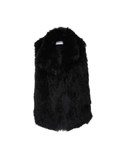 Sleeveless Gilet Yves Salomon Fox Fur Vest Fox Fur Gilet White