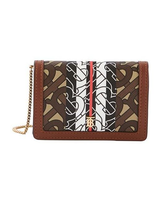 Sac Jessie Toile Burberry en coloris Marron - Lyst