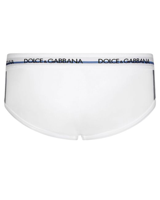 Dolce & Gabbana White Two-way Stretch Jersey Brando Briefs for men