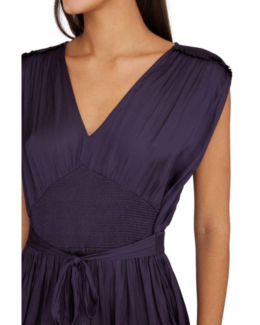 Sessun Lavinia Long Dress in Purple | Lyst