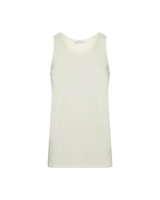 Lemaire Natural Ribbed Tank Top for men