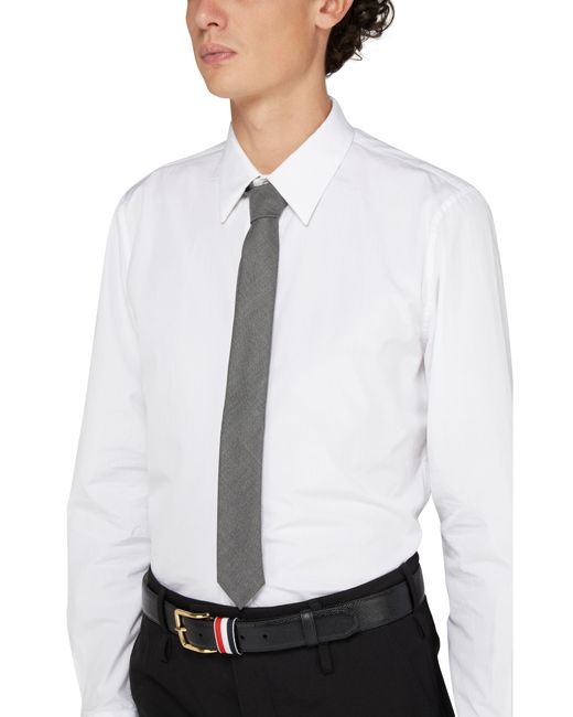 Cravate en laine Thom Browne pour homme en coloris White