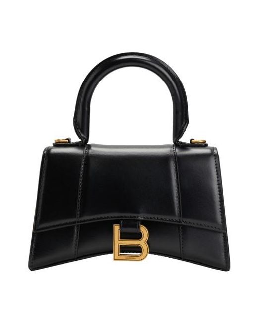 Balenciaga Hourglass Xs Bag in Black | Lyst Canada