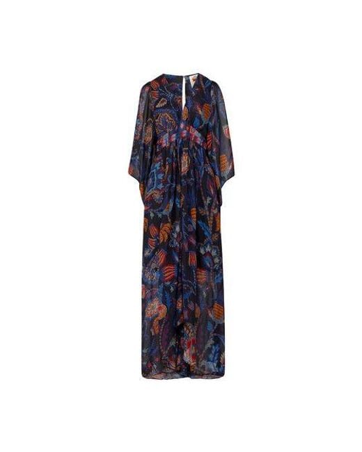 FARM Rio Sunset Tapestry Dress in Blue Lyst