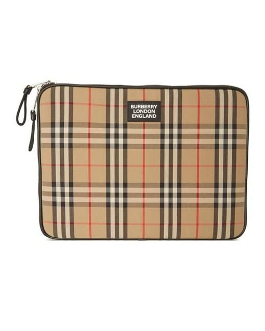 Burberry Laptop Sleeve in Natural for Men | Lyst
