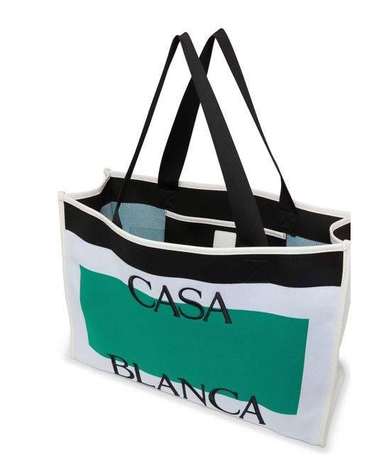 Casablancabrand Green Tote Bag for men