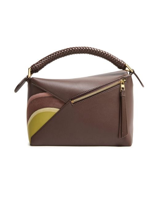 Loewe Puzzle Edge Landscape Small Bag in Brown | Lyst