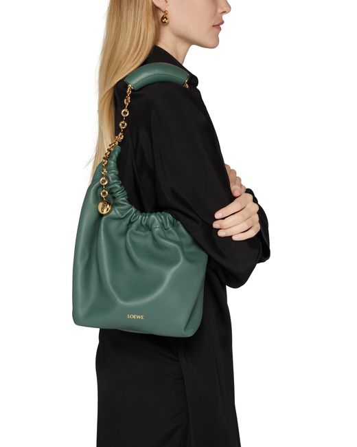 Loewe Green Small Squeeze Bag