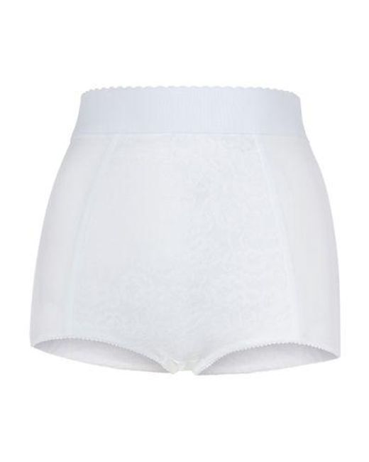 Dolce & Gabbana White High-Waisted Shaper Panties