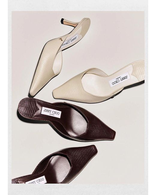 Jimmy Choo Brown Vivi 65 Mules
