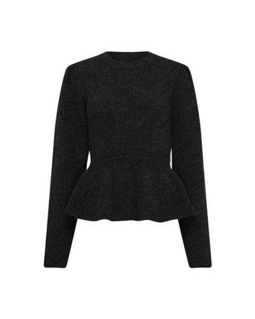 Lemaire Black Peplum Sweater