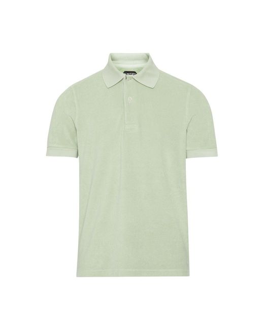 Tom Ford Green Short-sleeved Polo Shirt for men