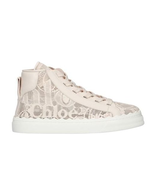 chloe high top trainers