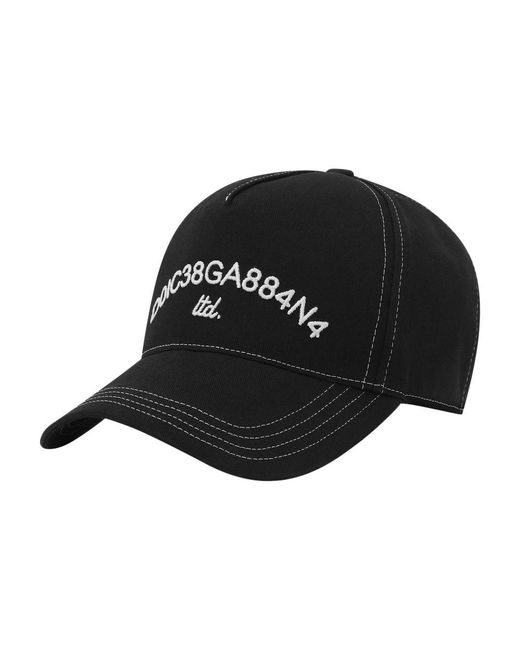 Dolce & Gabbana Black Baseball Cap for men
