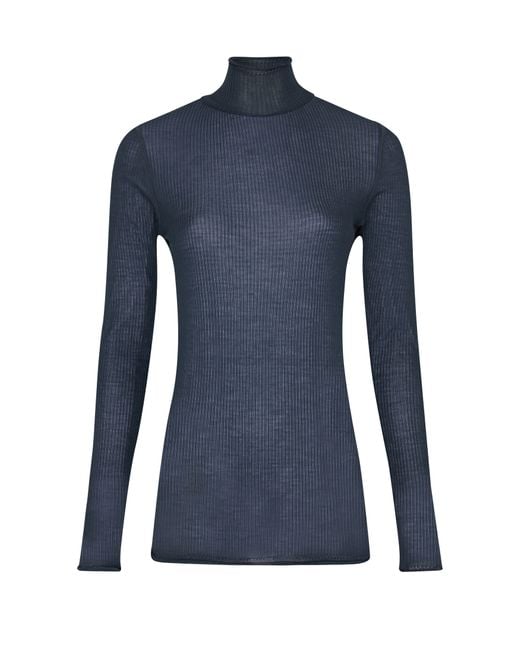 Lemaire Blue Seamless High Neck