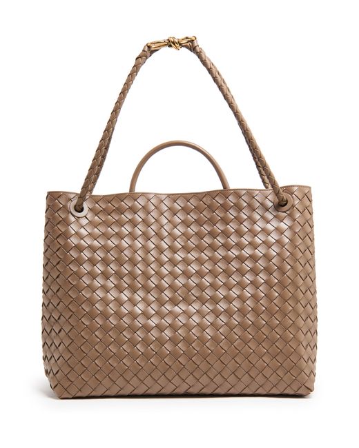Bottega Veneta Brown Tasche Andiamo Im Großformat
